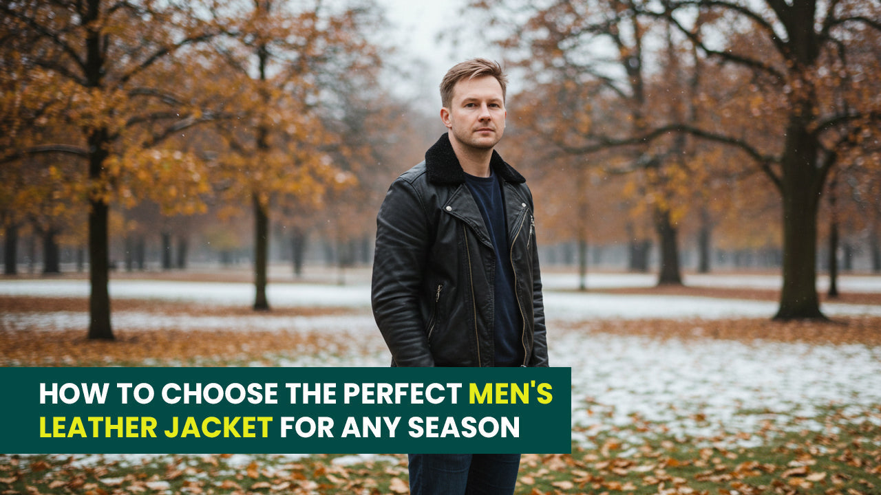 How to Choose the Perfect Men's Leather Jacket for Any Season