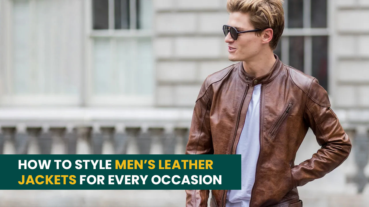 How to Style Men’s Leather Jackets for Every Occasion