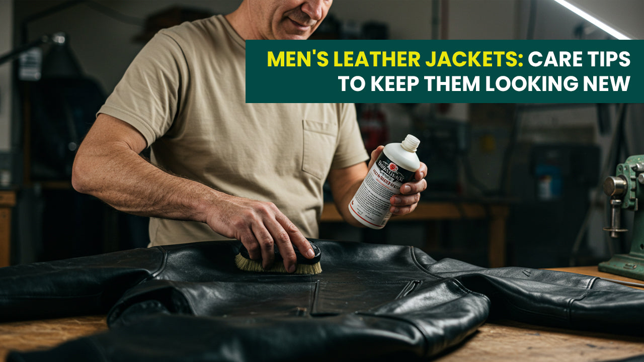 Men's Leather Jackets: Care Tips to Keep Them Looking New