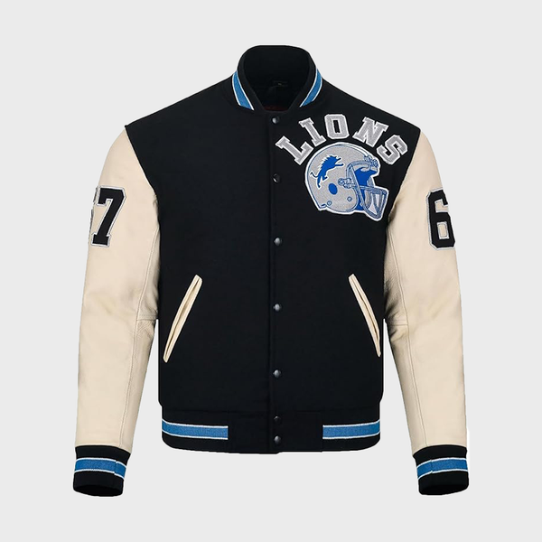Detroit Lions Jacket | Axel Foley Beverly Hills Cop Jacket | New