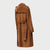 Women's Brown Suede Trench Coat