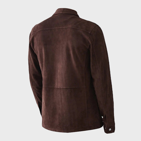 Dark-Brown-Suede-Leather-Over-shirt-for-Mens