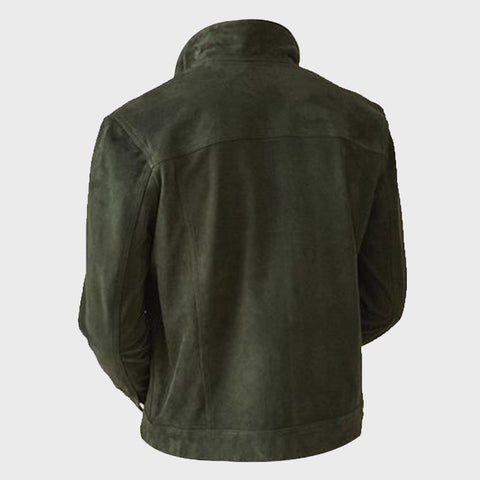 Green-Suede-Leather-Trucker-Over-Shirt-for-Men