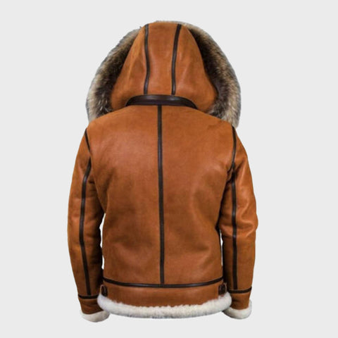 Mens-B3-Shearling-Sheepskin-RAF-Flight-Bomber-Aviator-Leather-Jacket