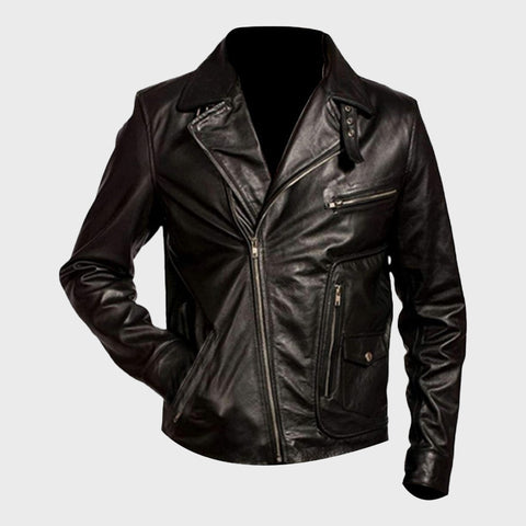 Mens-Biker-Quilted-Genuine-Leather-Jacket