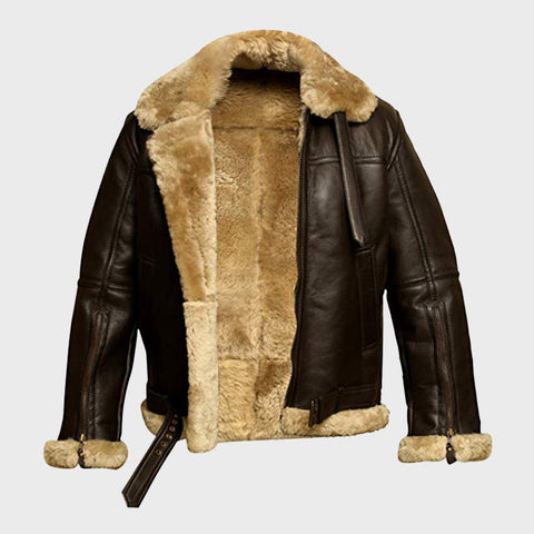 Mens-Brown-Sheepskin-Jacket