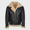 Men’s Sheepskin Flying Shearling Leather Jacket