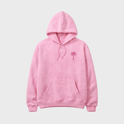 Pink Palm Puff To Live For the Hope of it All Hoodie