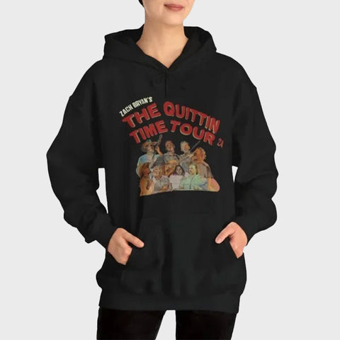 Quittin-Time-Tour-Zach-Bryan-Black-Hoodie