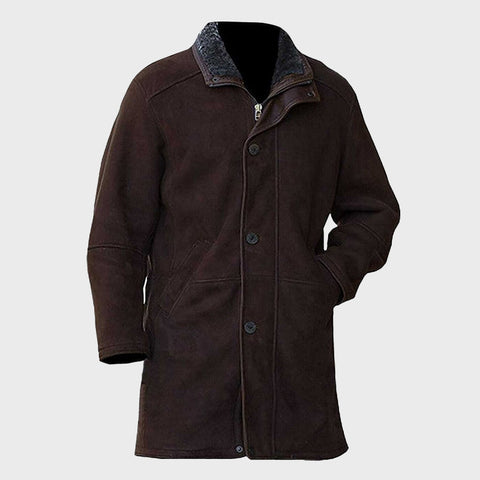 Robert-Taylor-Longmire-Sheriff-Black-Suede-Coat