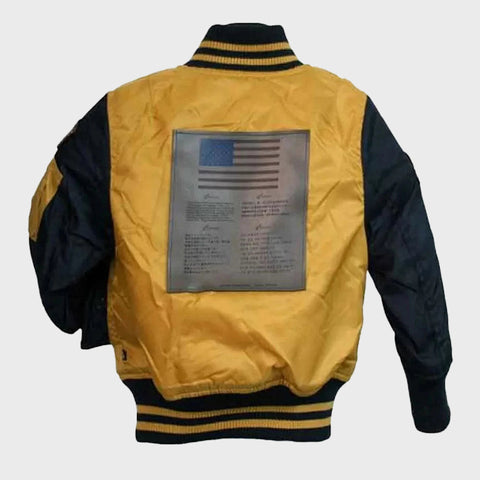Top-Gun-Yellow-and-Black-Bomber-Jacket-for-Women