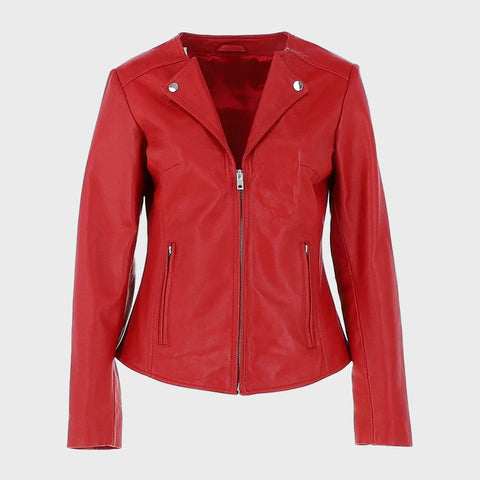 Womens-Red-Leather-Jacket