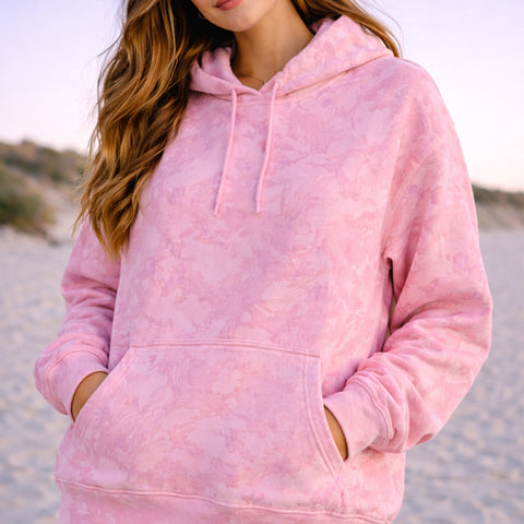 Womens Maple Leaf Camo Fleece Hoodie
