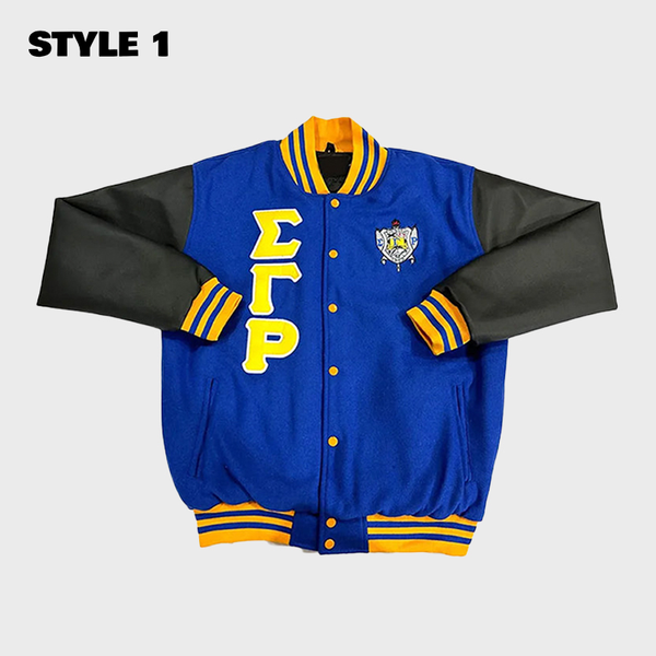 Sigma gamma rho varsity jacket store