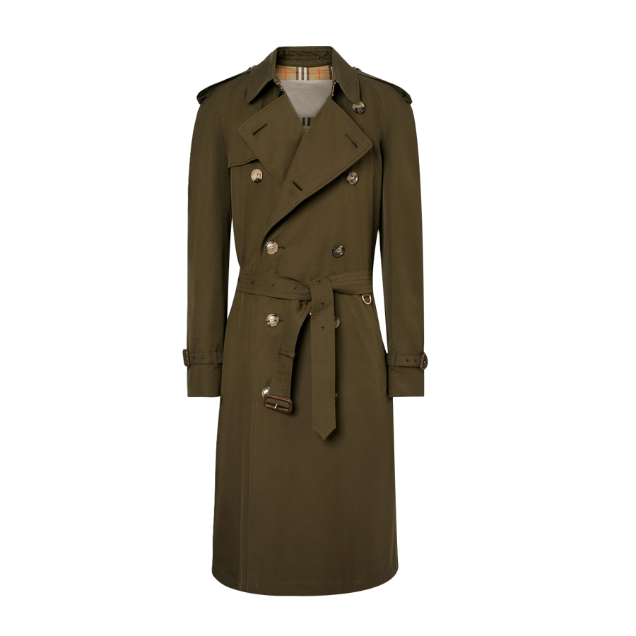 Women's Military Green Heritage Trench Coat | New York Leather Company