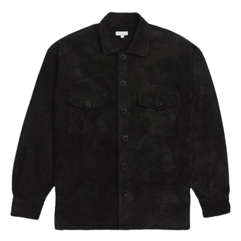 Men's Black Suede Leather Jacket