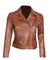 Brown leather jacket  31390 zoom