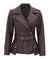 Victoria Womens Distressed Leather Jacket