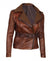 Distressed Brown Shearling Jacket  31860 std