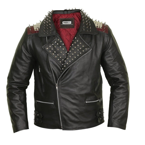 Edgy Black Leather Biker Jacket 1 1024x1024
