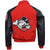 Men's Wool & Leather Red Varsity Jacket
