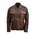 Men's Brown Sheepskin Leather Jacket