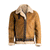 Men's Tan Sheepskin Jacket 