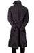 Men's Black Sherlock Holmes Wool Trench Coat