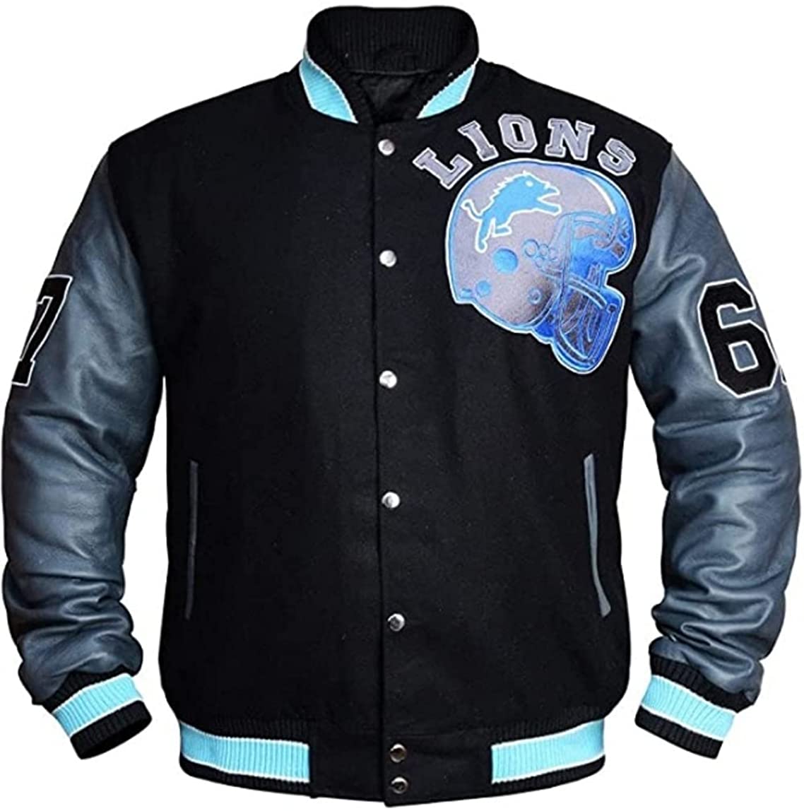 Tom Hardy Eddie Brock Bomber Varsity Jacket Female 6XL Black