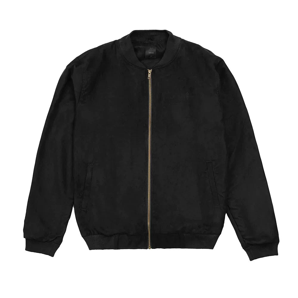 Men's Warning Huetone Bomber Jacket | Newyork Leather Company