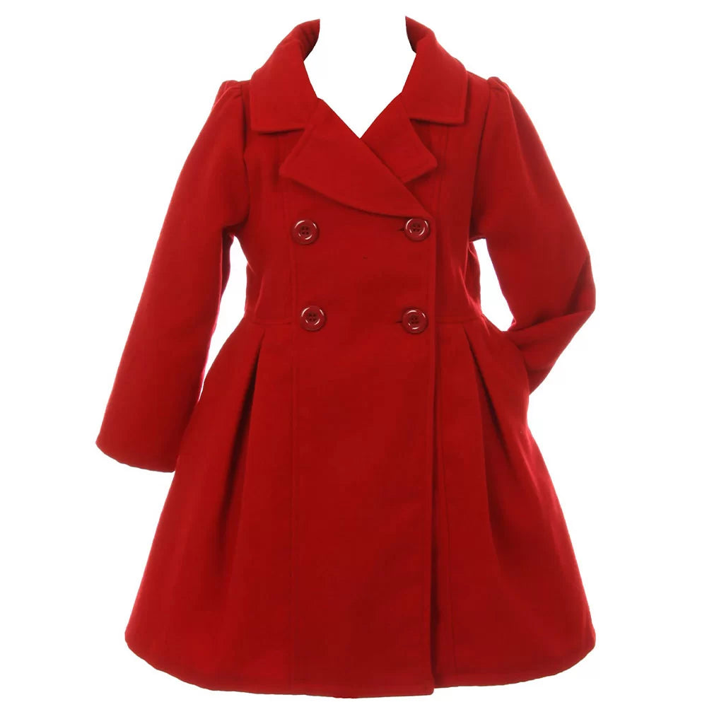 Women s Wool Swing Pea Coat Newyork Leather Company