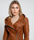 brown asymmetrical leather jacket  33950 zoom