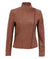 brown asymmetrical leather jacket women  45244 zoom
