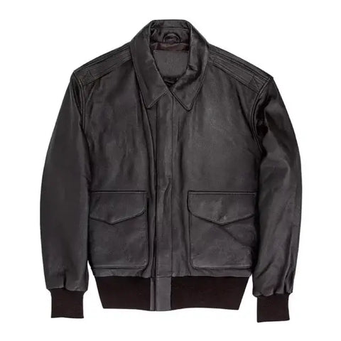 Men’s A-2 Bomber Leather Jacket