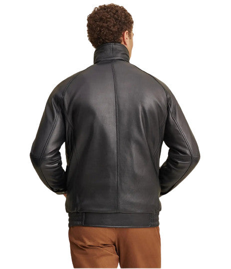 Thinsulate Lined Leather Bomber