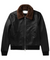 Men’s Bomber Shearling Black Real Leather Jacket