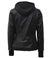 Tralee Black Womens Hooded Leather Jacket