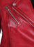 red leather zipper jacket womens  59087 zoom