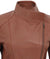 women brown leather jacket  98118 zoom