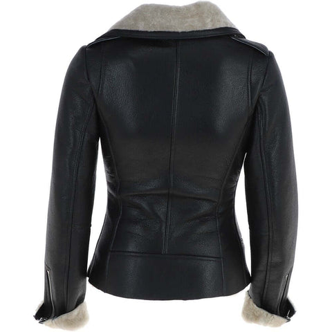 Women's Luxury Shearling Leather Jacket