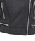 womens black leather jacket  97279 std